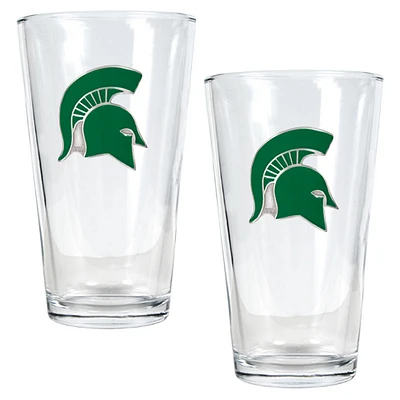 Michigan State Spartans 16oz. Pint Glass Set