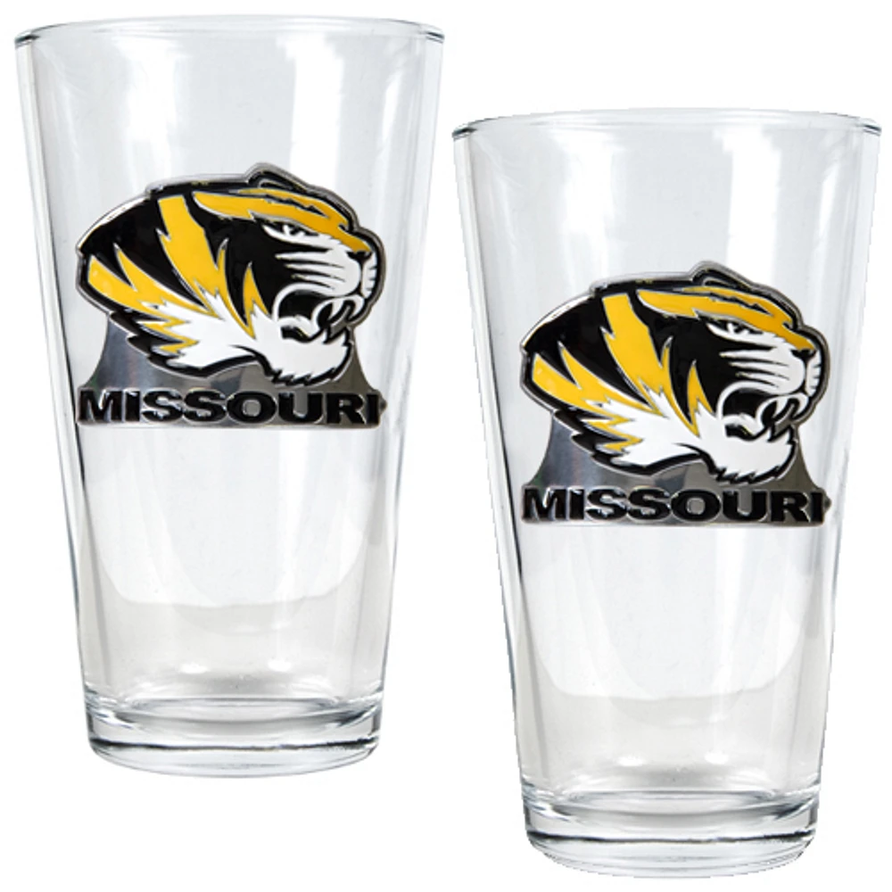 Missouri Tigers 16oz. Pint Glass Set