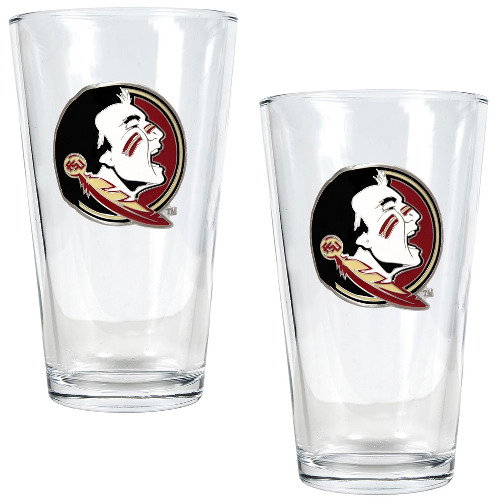 Florida State Seminoles 16oz. Pint Glass Set