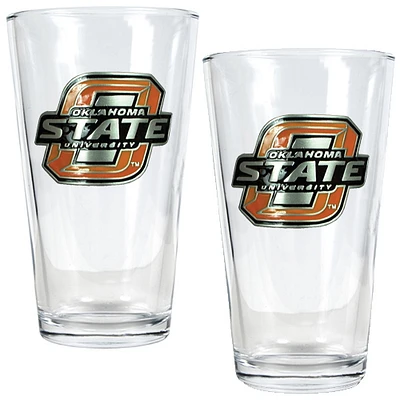 Oklahoma State Cowboys 16oz. Pint Glass Set