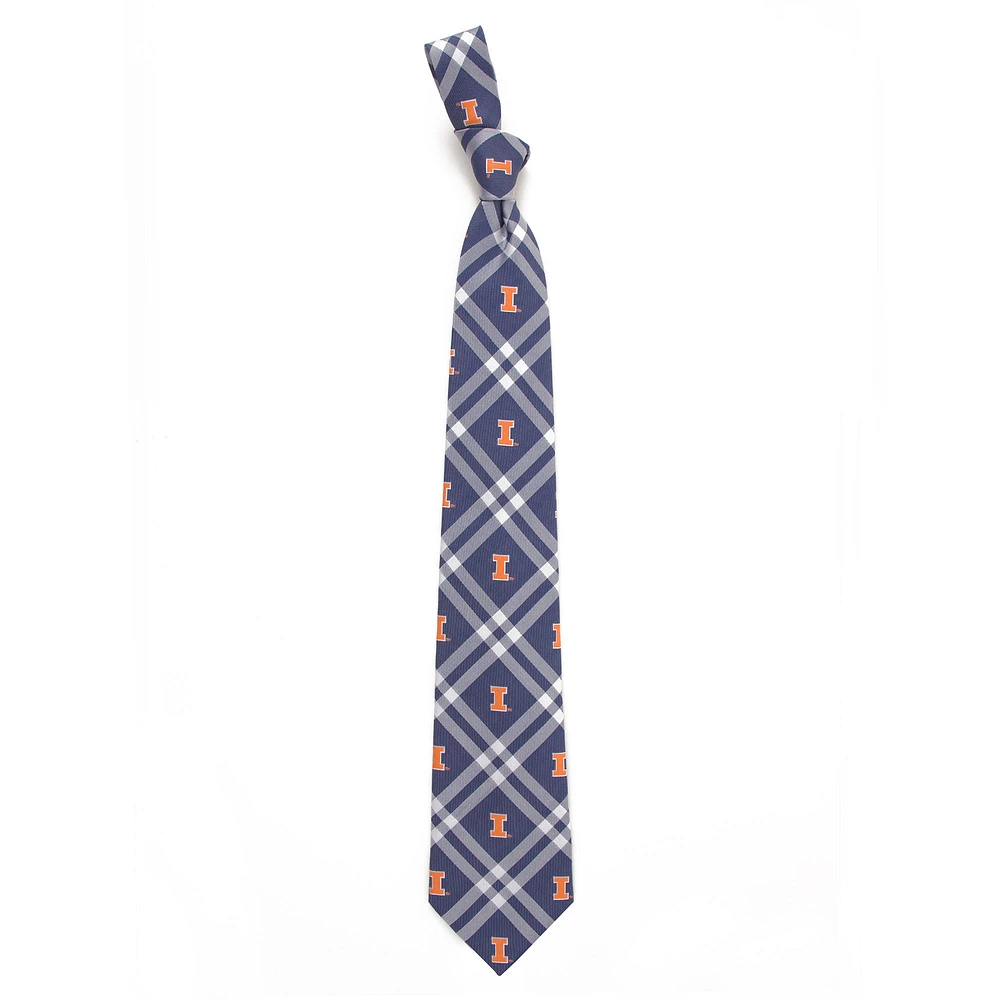 Men's Navy Illinois Fighting Illini Rhodes Tie