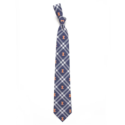 Men's Navy Illinois Fighting Illini Rhodes Tie