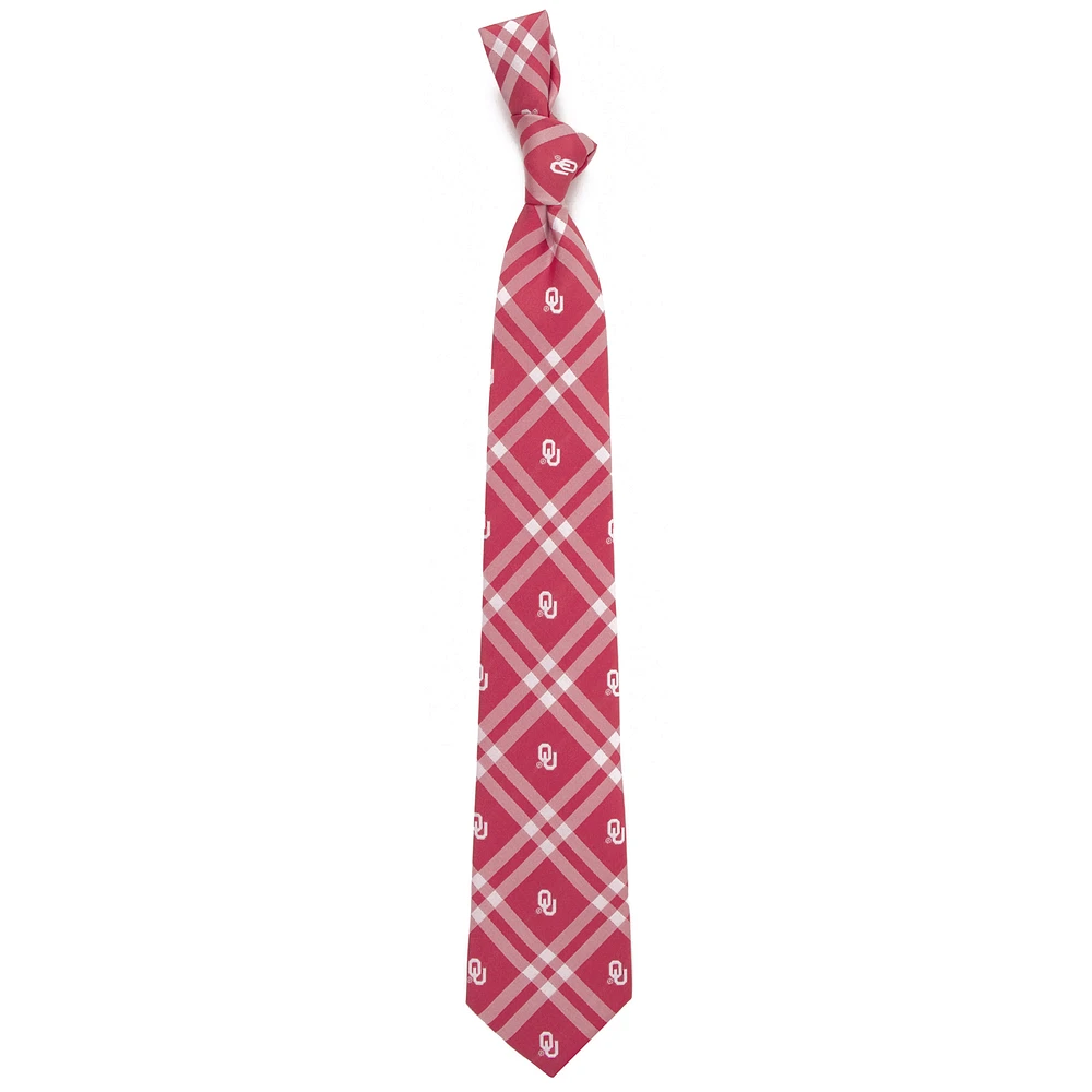 Men's Crimson Oklahoma Sooners Rhodes Tie