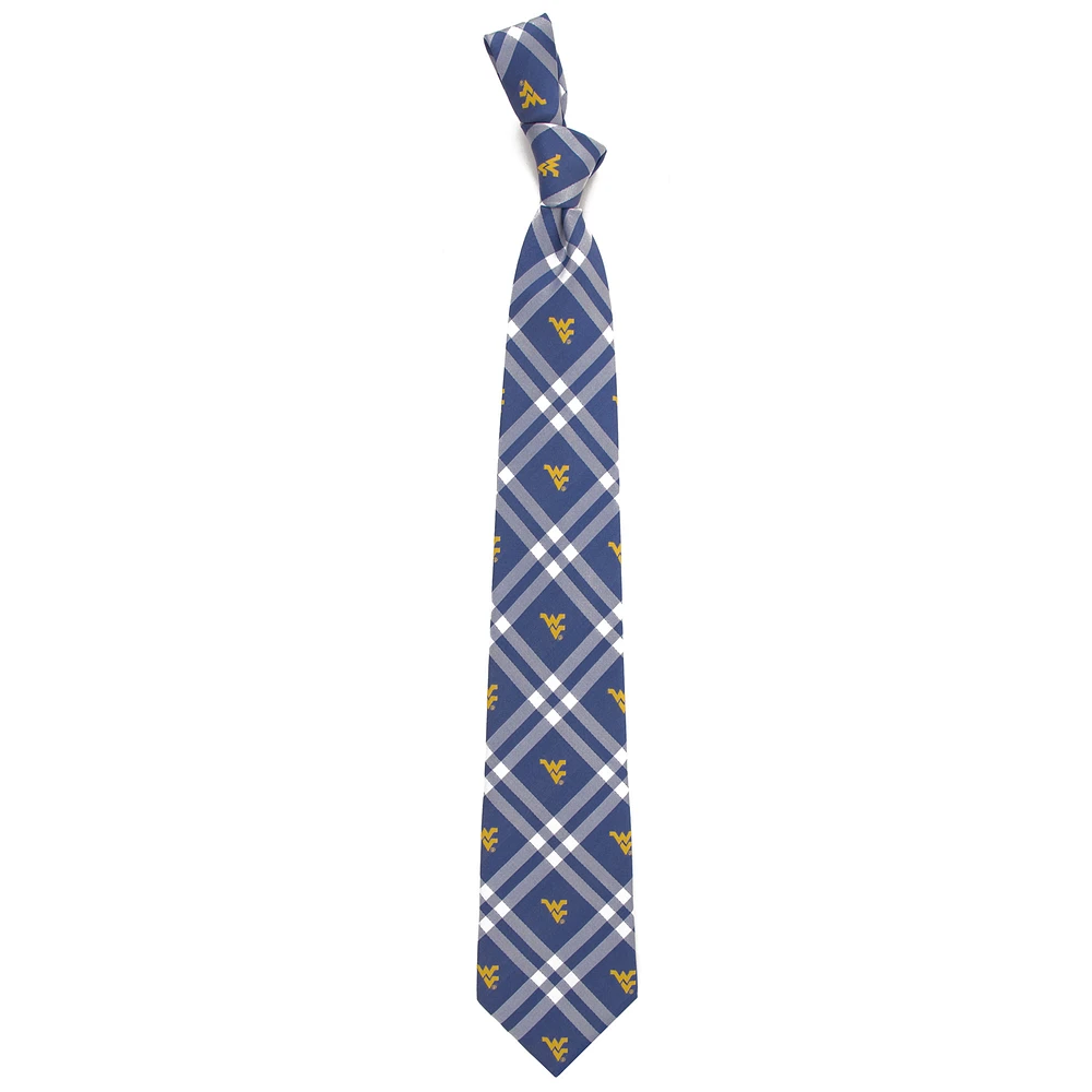 Men's Navy West Virginia Mountaineers Rhodes Tie