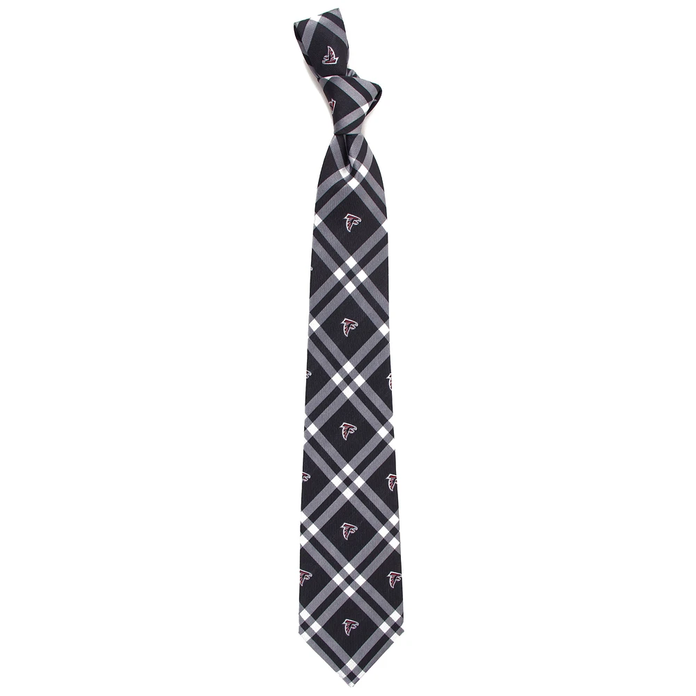 Men's Black Atlanta Falcons Rhodes Tie