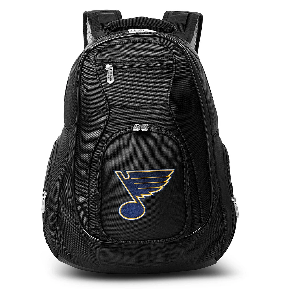 MOJO Black St. Louis Blues 19'' Laptop Travel Backpack