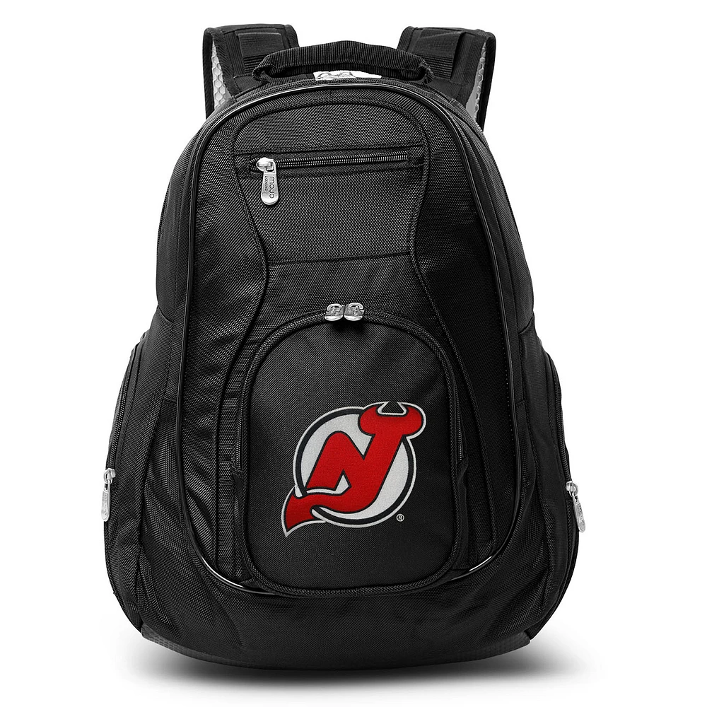 MOJO Black New Jersey Devils 19'' Laptop Travel Backpack