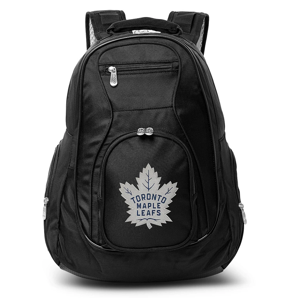 MOJO Black Toronto Maple Leafs 19'' Laptop Travel Backpack