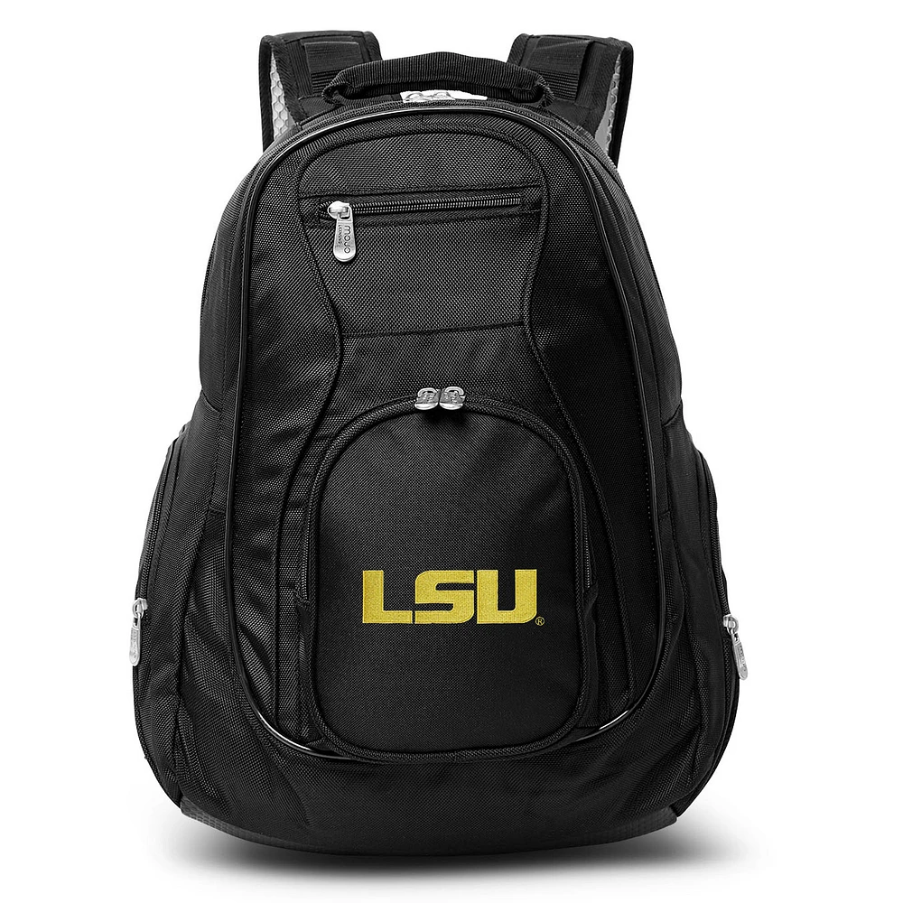 MOJO Black LSU Tigers 19'' Laptop Travel Backpack