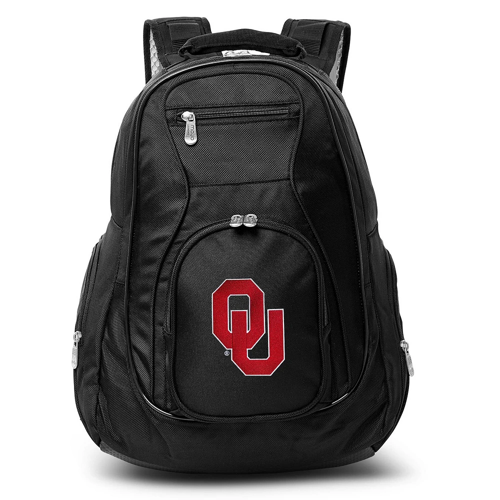 MOJO Black Oklahoma Sooners 19'' Laptop Travel Backpack