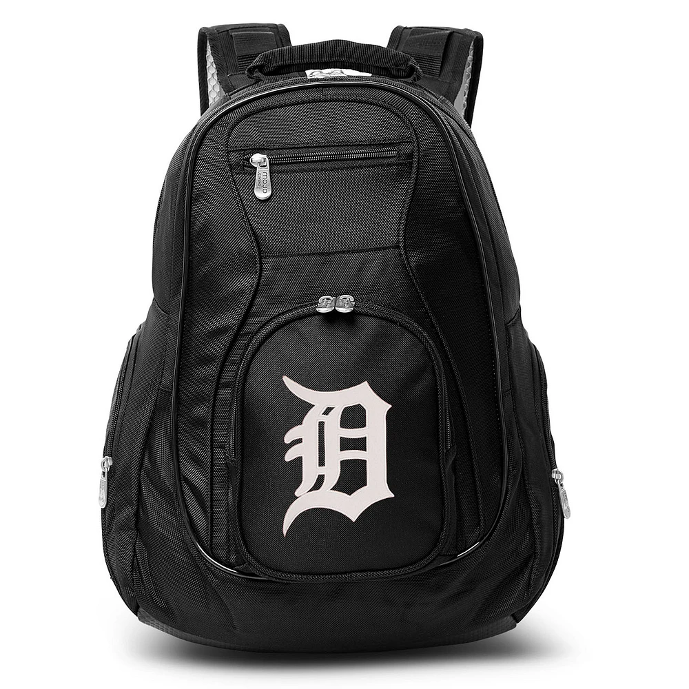 MOJO Black Detroit Tigers 19'' Laptop Travel Backpack