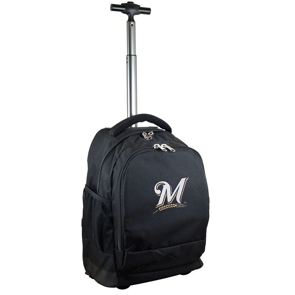 Milwaukee Brewers 19'' Premium Wheeled Backpack