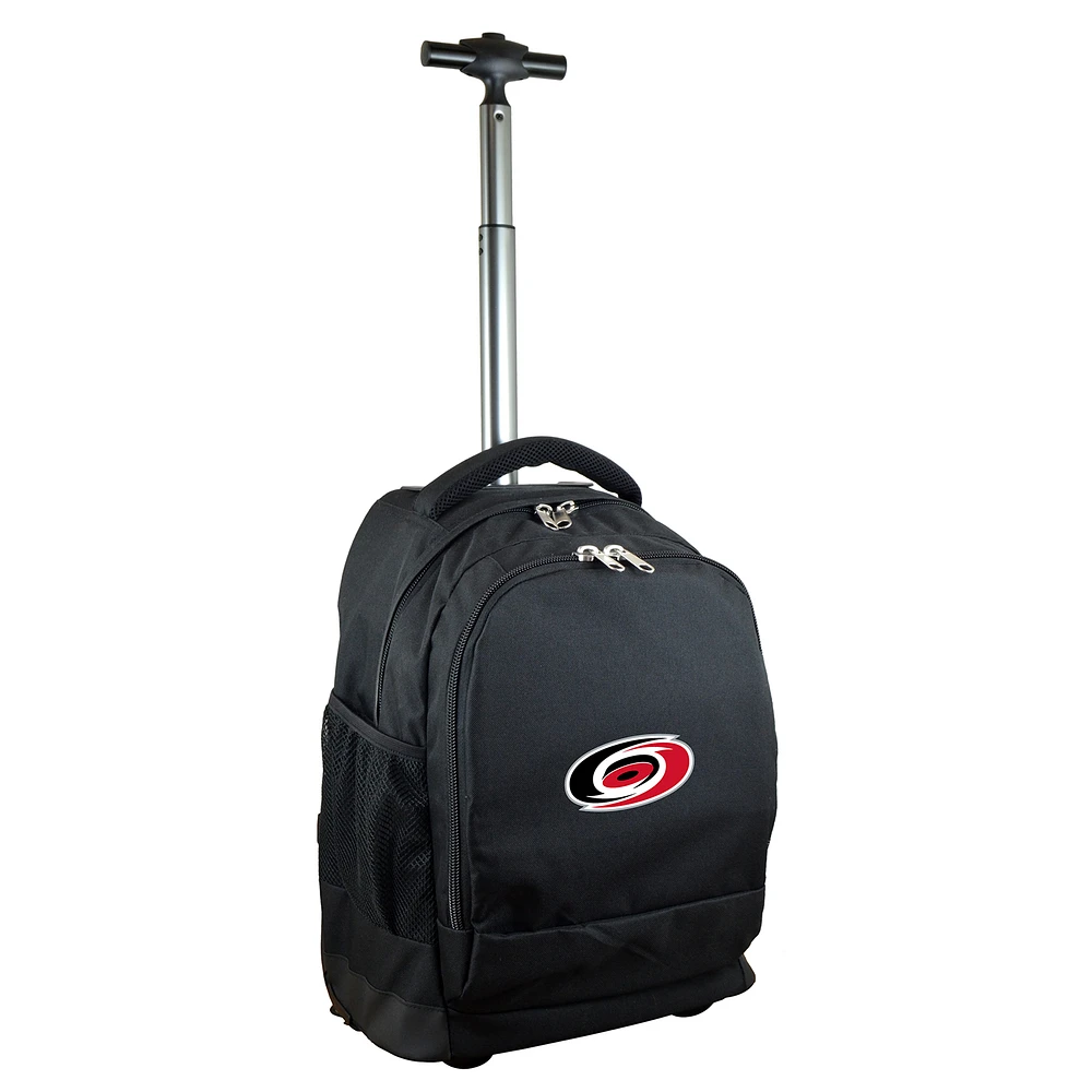 Black Carolina Hurricanes 19'' Premium Wheeled Backpack