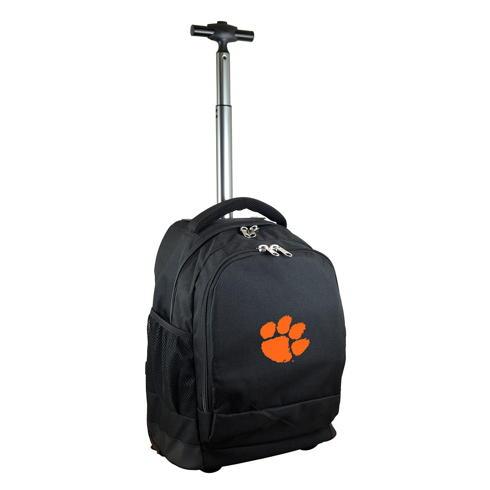 Clemson Tigers 19'' Premium Wheeled Backpack