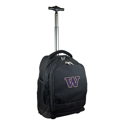 Washington Huskies 19'' Premium Wheeled Backpack