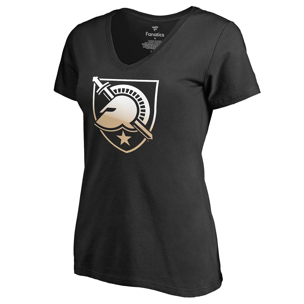 Women's Black Army Black Knights Gradient Logo T-Shirt
