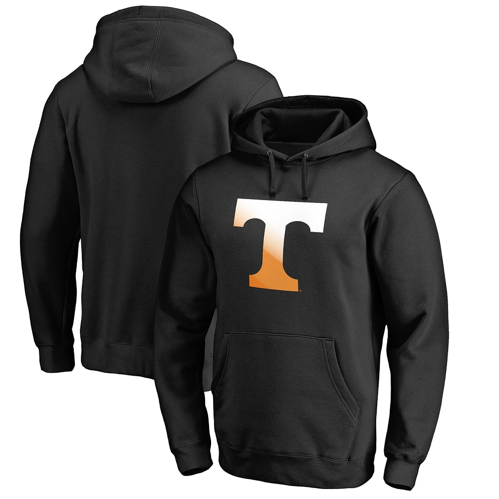 Men's Black Tennessee Volunteers Gradient Logo Pullover Hoodie