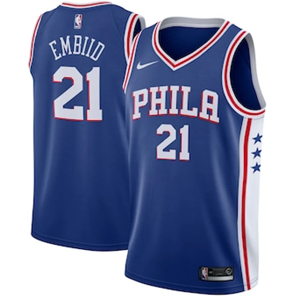 Men's Nike Joel Embiid Royal Philadelphia 76ers Swingman Jersey - Icon Edition