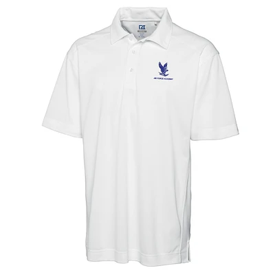 Men's Cutter & Buck White Air Force Falcons Big & Tall DryTec Genre Polo