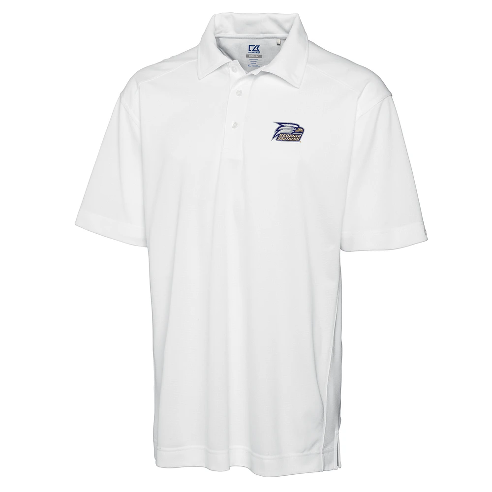 Men's Cutter & Buck White Georgia Southern Eagles Big & Tall DryTec Genre Polo