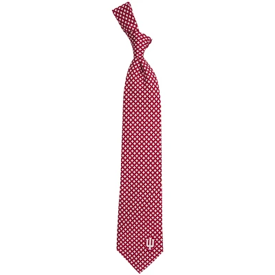 Men's Indiana Hoosiers Diamante Print Silk Tie