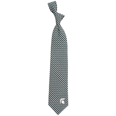 Men's Michigan State Spartans Diamante Print Silk Tie