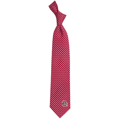 Men's Ohio State Buckeyes Diamante Print Silk Tie