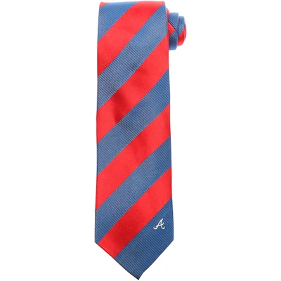 Men's Atlanta Braves Regiment Woven Silk Tie