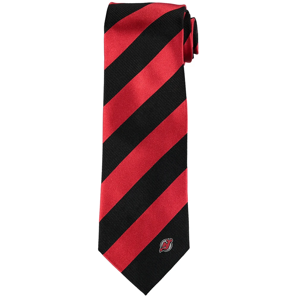 Men's New Jersey Devils Regiment Woven Silk Tie