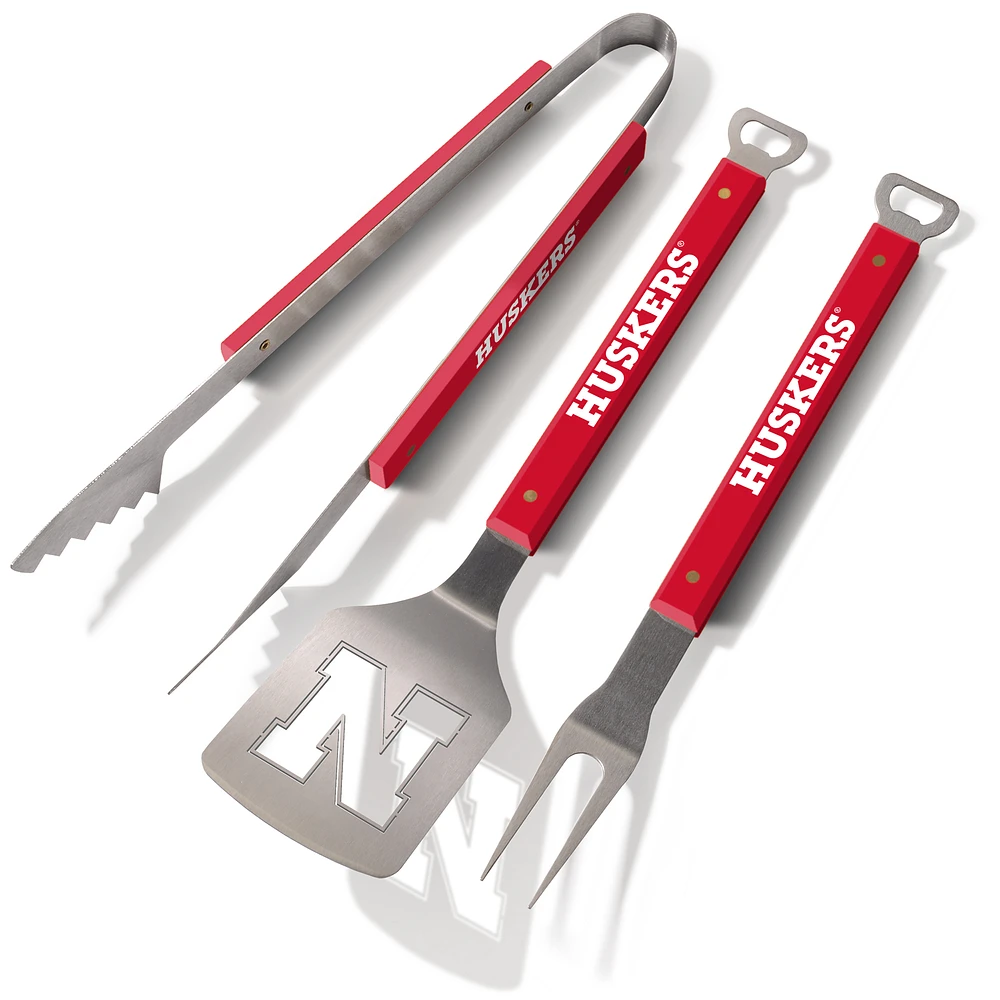 Nebraska Huskers Spirit Series 3-Piece BBQ Set