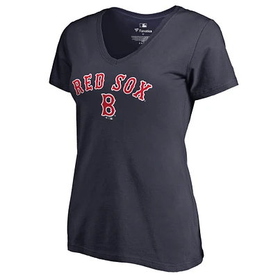 Women's Navy Boston Red Sox Cooperstown Collection Wahconah T-Shirt