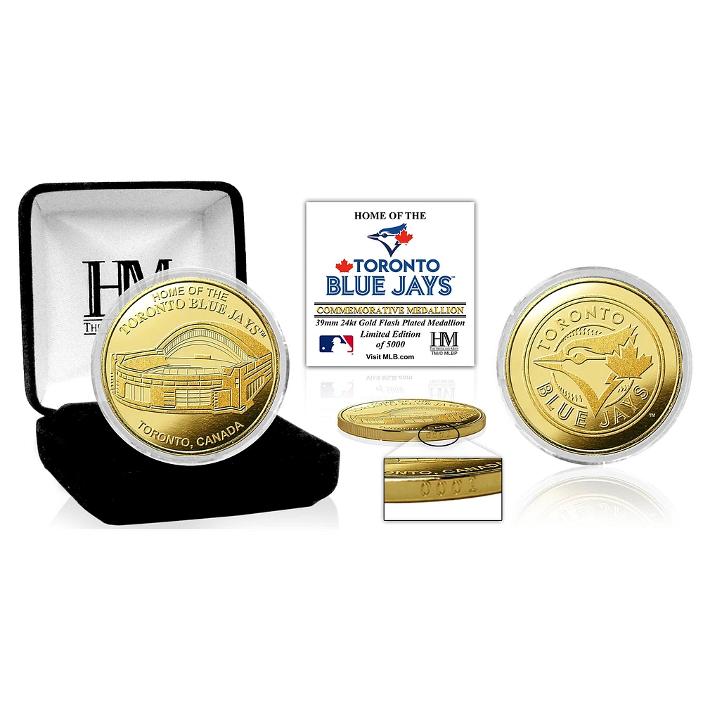Highland Mint Toronto Blue Jays Gold Stadium Collector Coin