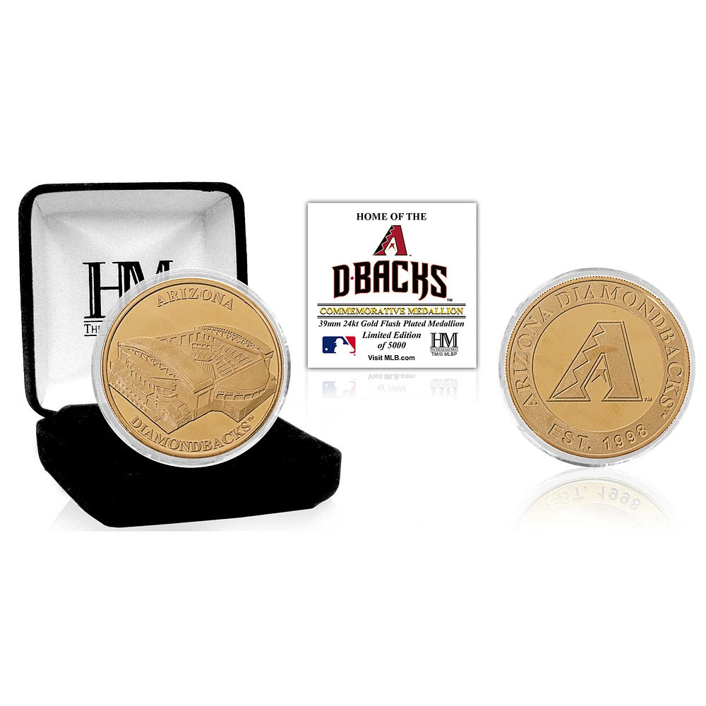 Highland Mint Arizona Diamondbacks Gold Stadium Collector Coin