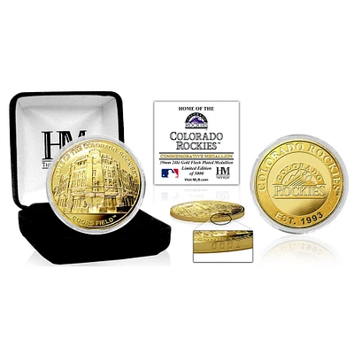 Highland Mint Colorado Rockies Gold Stadium Collector Coin