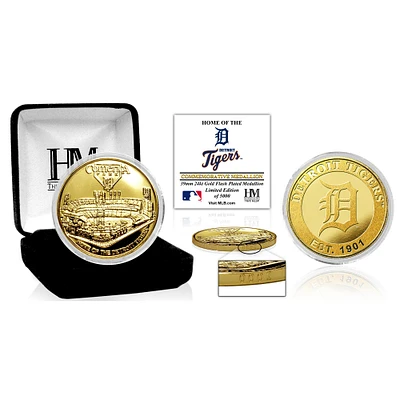 Highland Mint Detroit Tigers Gold Stadium Collector Coin