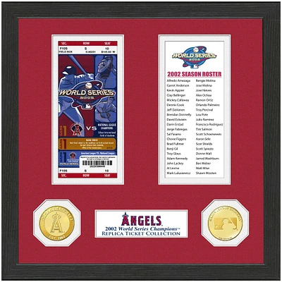 Highland Mint Los Angeles Angels 13" x 13" World Series Ticket Collection