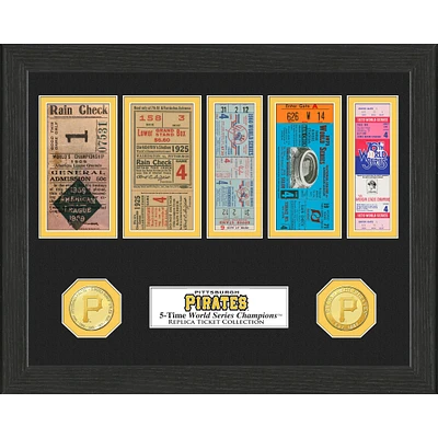 Highland Mint Pittsburgh Pirates 13" x 13" World Series Ticket Collection