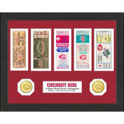 Highland Mint Cincinnati Reds 13" x 13" World Series Ticket Collection