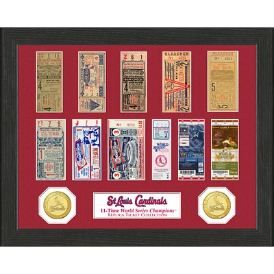 Highland Mint St. Louis Cardinals 13" x 13" World Series Ticket Collection