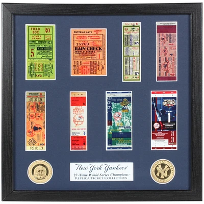 Highland Mint New York Yankees 13" x 13" World Series Ticket Collection