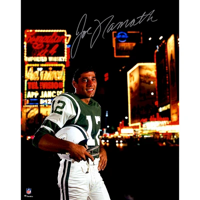 Joe Namath New York Jets Autographed 16" x 20" Broadway Photograph