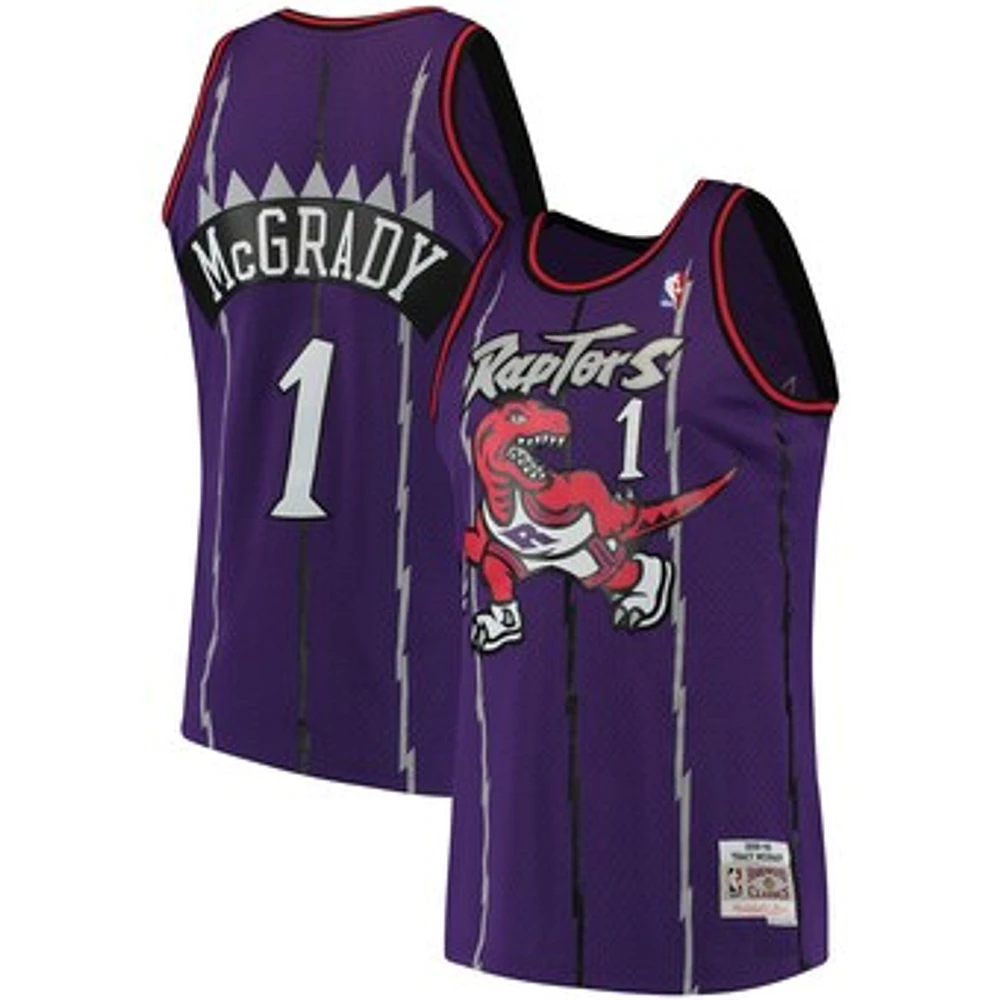 Men's Mitchell & Ness Tracy McGrady Toronto Raptors Hardwood Classics Swingman Jersey