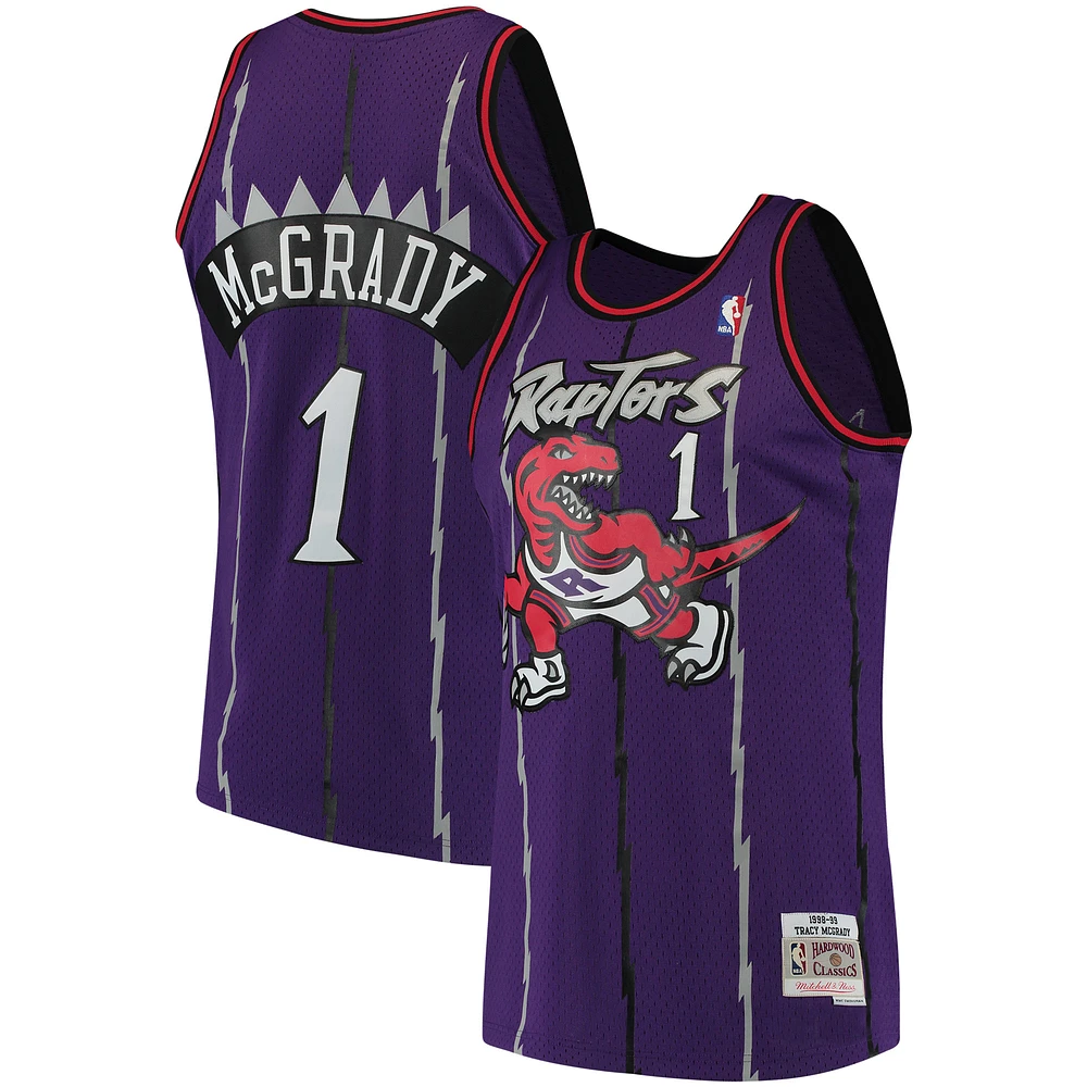 Men's Mitchell & Ness Tracy McGrady Toronto Raptors Hardwood Classics Swingman Jersey