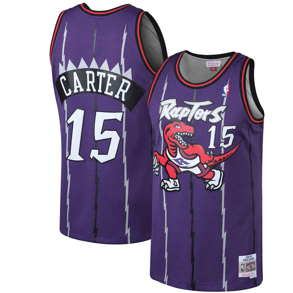 Men's Mitchell & Ness Vince Carter Toronto Raptors 1998/99 Hardwood Classics Swingman Jersey