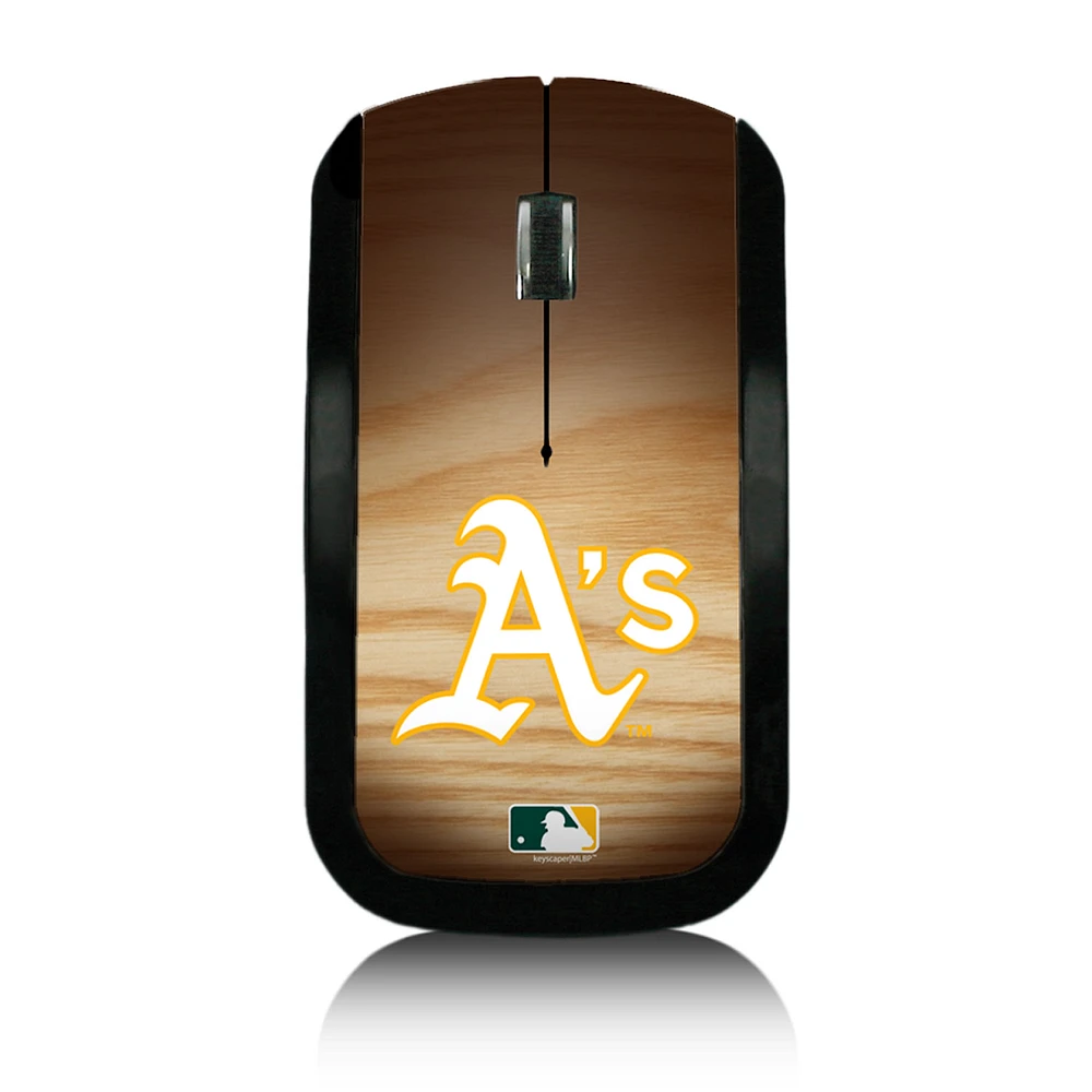 Athletics Wood Print Wireless USB Mouse