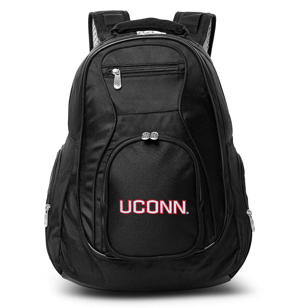 MOJO Black UConn Huskies 19'' Laptop Travel Backpack