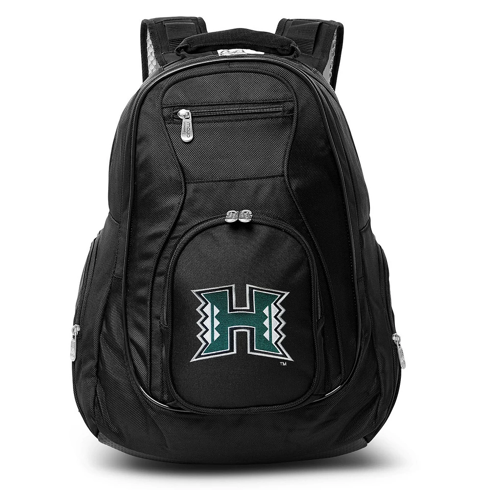 MOJO Black Hawaii Warriors 19'' Laptop Travel Backpack
