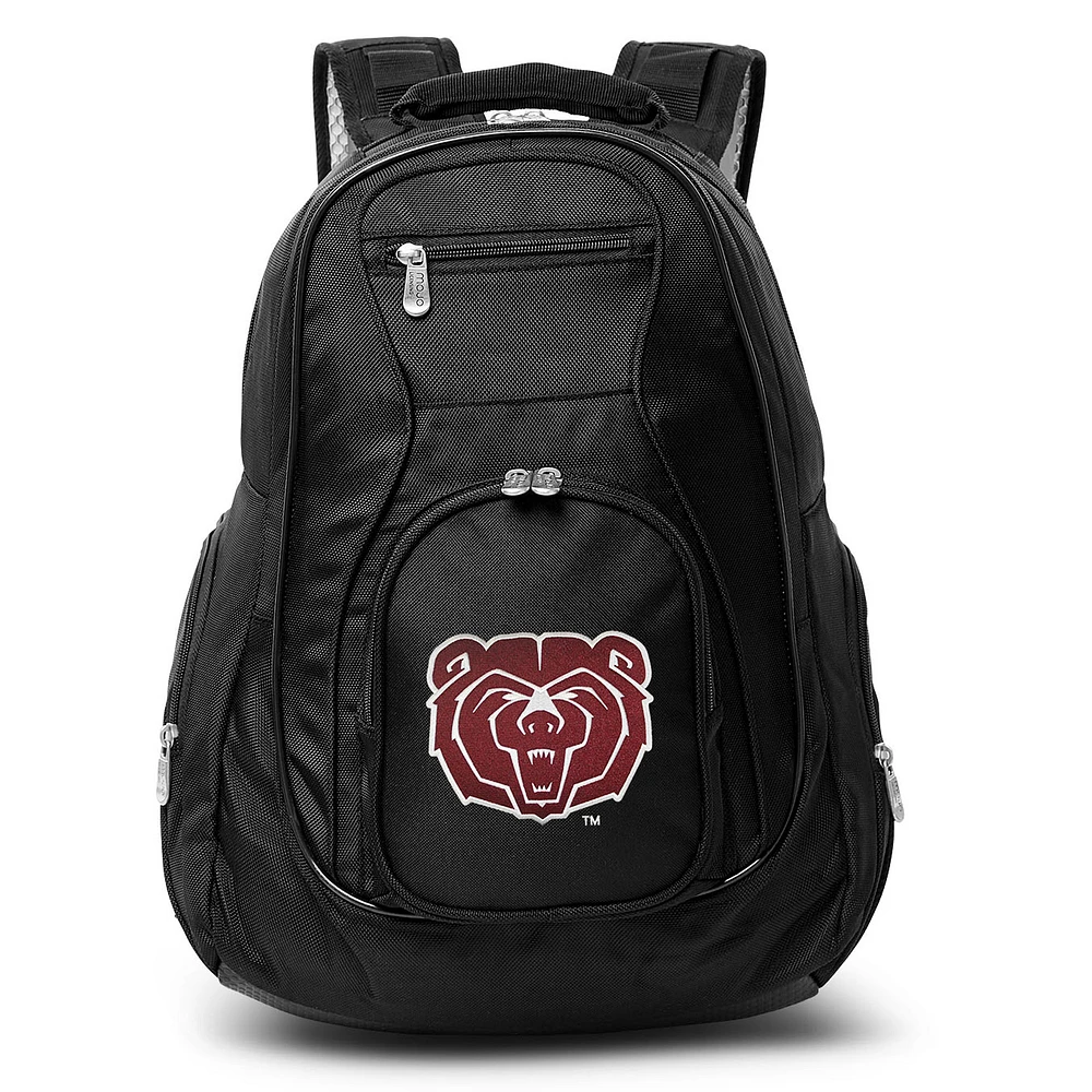 MOJO Black Missouri State University Bears 19'' Laptop Travel Backpack