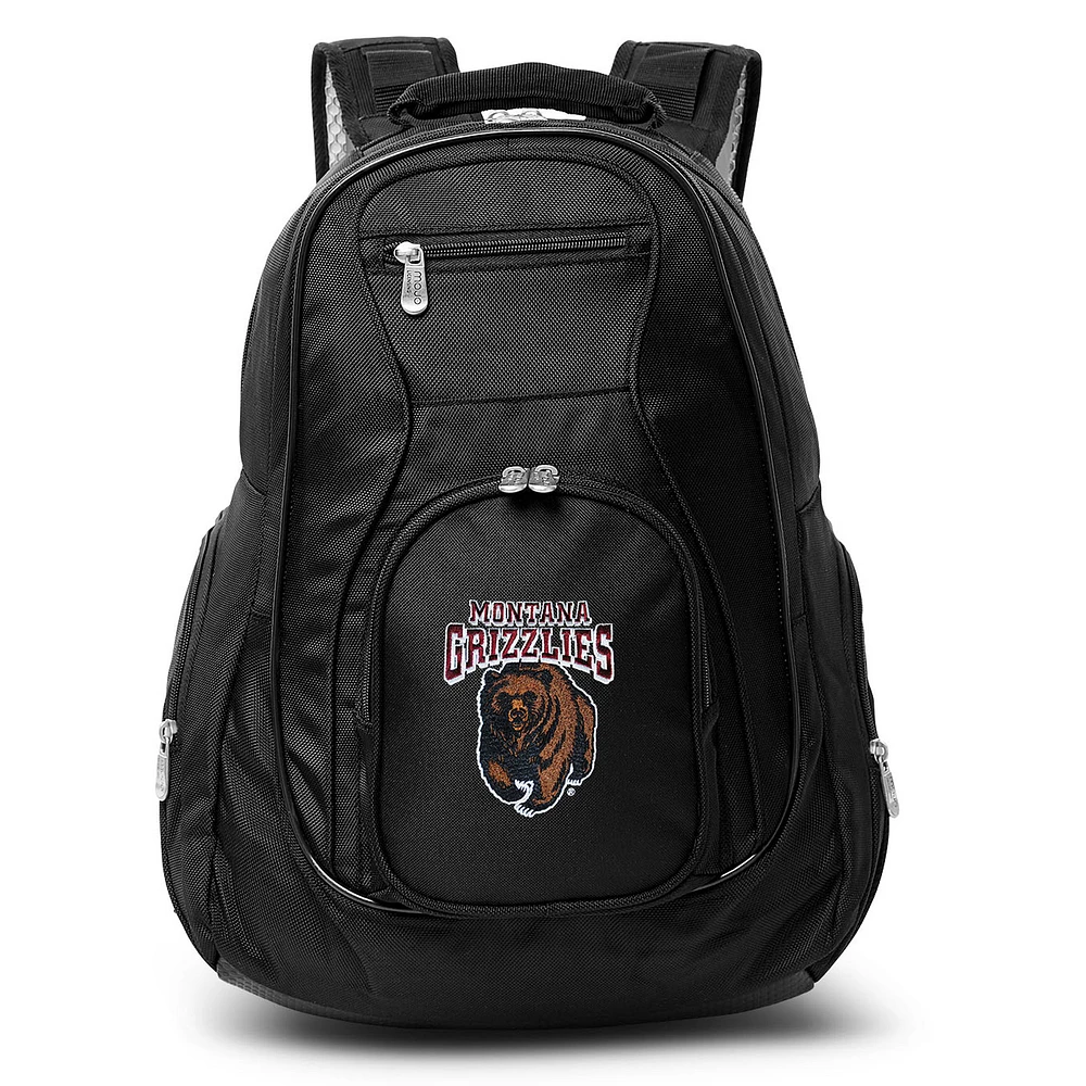 MOJO Black Montana Grizzlies 19'' Laptop Travel Backpack