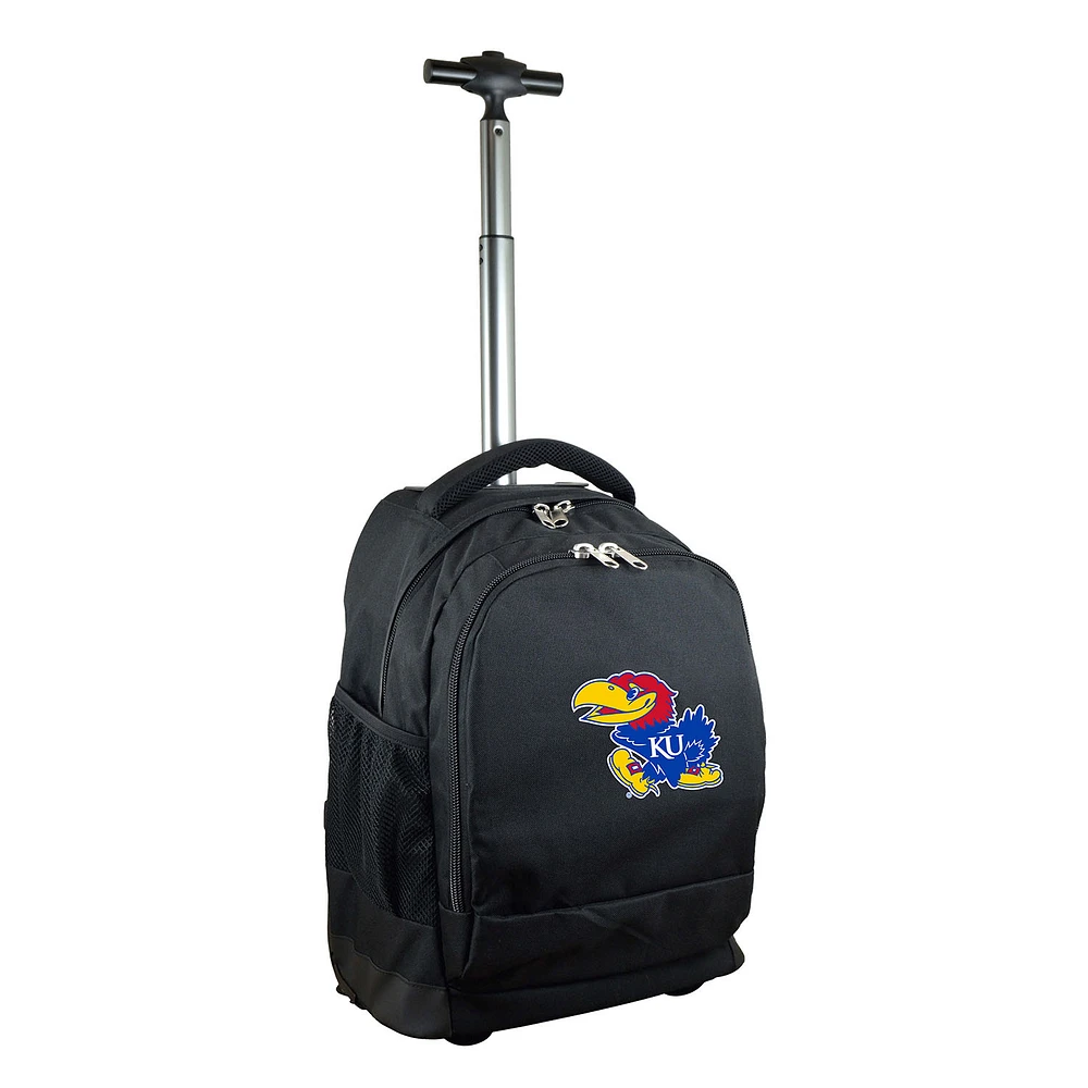 Kansas Jayhawks 19'' Premium Wheeled Backpack